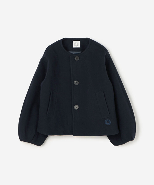 ORCIVAL | ブリティッシュツイード ノーカラーブルゾン WOMEN（ノー