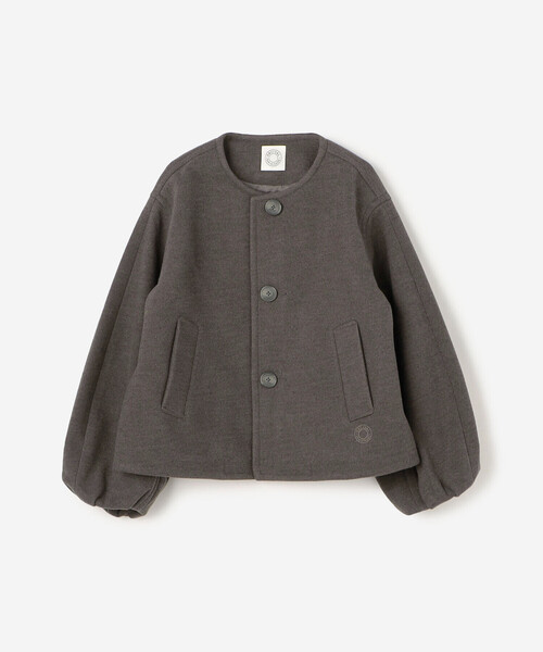 ORCIVAL | ブリティッシュツイード ノーカラーブルゾン WOMEN（ノー