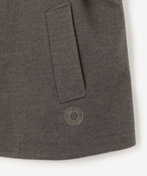 ORCIVAL(オーシバル)の「ORCIVAL | ブリティッシュツイード ノーカラーブルゾン WOMEN(ノーカラージャケット・レディース・ダークネイビー/ブラウン・1)」の10枚目の写真