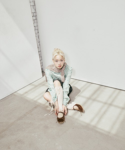 ROCKFISH WEATHERWEAR(ロックフィッシュウェザーウェア)の「BELLA MARYJANES(PEBBLE SOLE)(バレエシューズ・レディース・ブラウン/ピンク/ブラック/オリーブ/ブラック系/ネイビー/クリーム/パープル・23.0cm/23.5cm/24.0cm/24.5cm/25.0cm)」の14枚目の写真