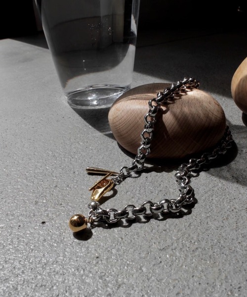 Soierie（ソワリー）の「カラー ネックレス / Collar necklace（ネックレス・レディース・シルバー系/シルバー×ゴールド・FREE）」の3枚目の写真