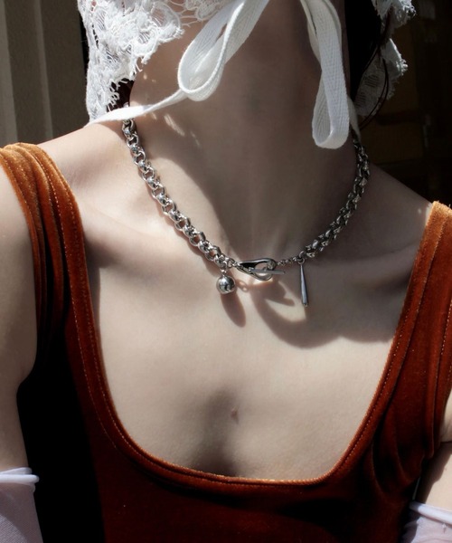 Soierie（ソワリー）の「カラー ネックレス / Collar necklace（ネックレス・レディース・シルバー系/シルバー×ゴールド・FREE）」の8枚目の写真