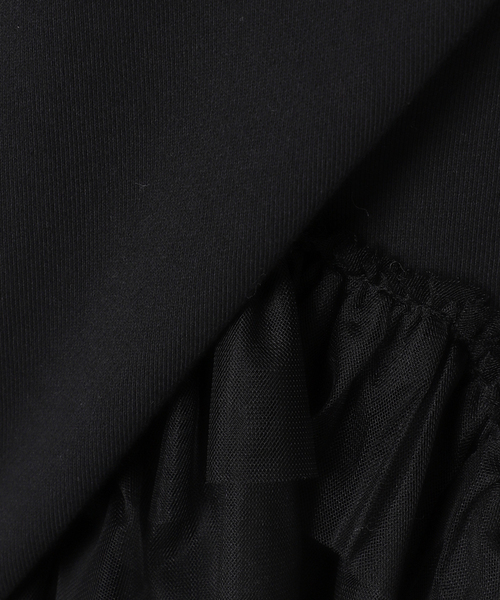 セール】BLACK チュールフリルスウェット（スウェット）｜IENA（イエナ