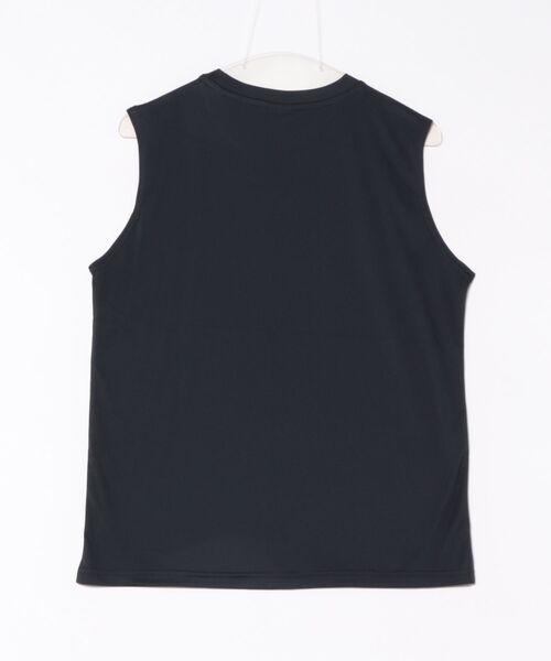 VIBGYOR（ヴィブジョー）の「United Athle/4.4オンス ドライスムース リサイクルポリエステル スリーブレスシャツ(CZ)（タンクトップ・メンズ・ネイビー/スミクロ・LARGE/SMALL）」の3枚目の写真