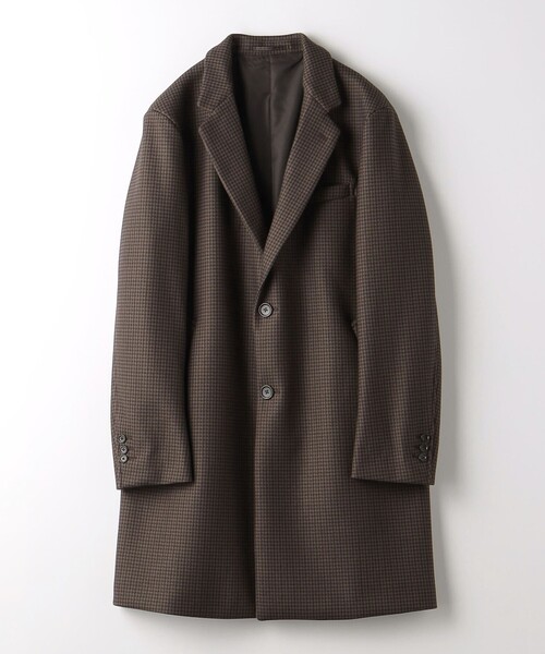 セール】ニット メルトン シングルチェスターコート＜A DAY IN THE