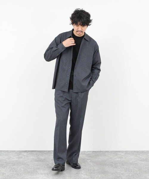 NOLLEY’S（ノーリーズ）の「《セットアップ対応》LANATEC イージーケアウォッシャブルパンツ 25AW（スラックス・メンズ・グレイッシュブルー/チャコールグレー/ネイビー・XL/S/M/L）」の4枚目の写真