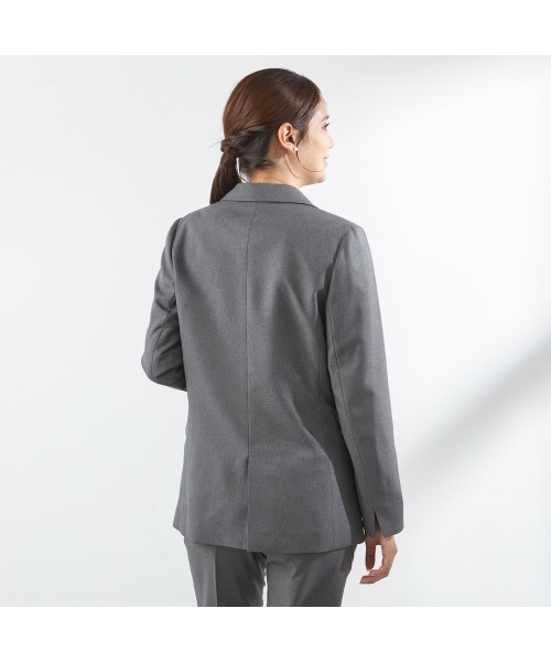 セール】【おうちで洗えるストレッチスーツ】【すぐ着られるパンツ裾