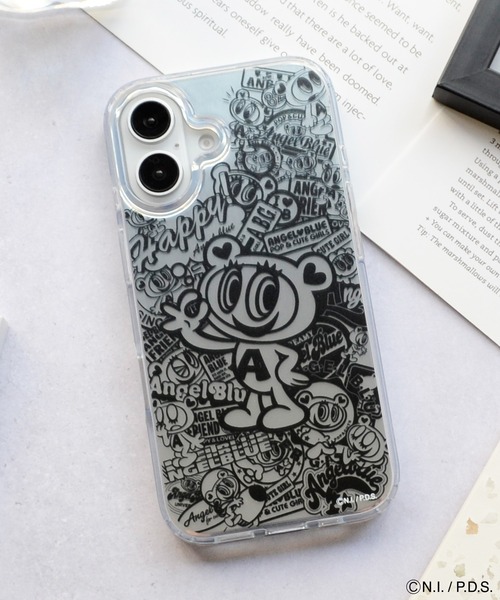 ANGEL BLUE（エンジェルブルー）の「エンジェルブルー メタリック背面ケース（スマホケース/カバー・レディース・シルバー系1/シルバー系2/シルバー系3/シルバー系4・iPhone 16/iPhone 13/14/15）」の3枚目の写真