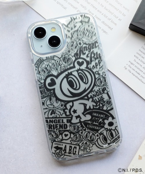 ANGEL BLUE（エンジェルブルー）の「エンジェルブルー メタリック背面ケース（スマホケース/カバー・レディース・シルバー系1/シルバー系2/シルバー系3/シルバー系4・iPhone 16/iPhone 13/14/15）」の4枚目の写真