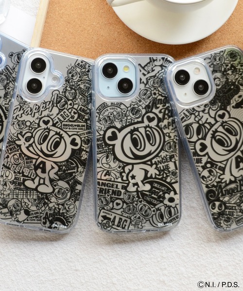 ANGEL BLUE（エンジェルブルー）の「エンジェルブルー メタリック背面ケース（スマホケース/カバー・レディース・シルバー系1/シルバー系2/シルバー系3/シルバー系4・iPhone 16/iPhone 13/14/15）」の18枚目の写真