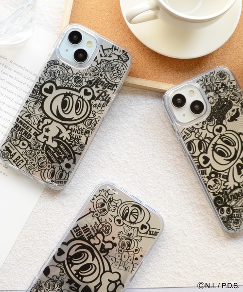 ANGEL BLUE（エンジェルブルー）の「エンジェルブルー メタリック背面ケース（スマホケース/カバー・レディース・シルバー系1/シルバー系2/シルバー系3/シルバー系4・iPhone 16/iPhone 13/14/15）」の21枚目の写真