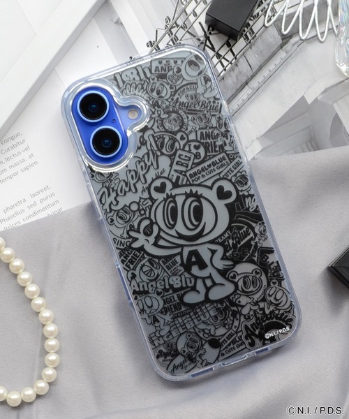 ANGEL BLUE（エンジェルブルー）の「エンジェルブルー メタリック背面ケース（スマホケース/カバー・レディース・シルバー系1/シルバー系2/シルバー系3/シルバー系4・iPhone 16/iPhone 13/14/15）」の8枚目の写真