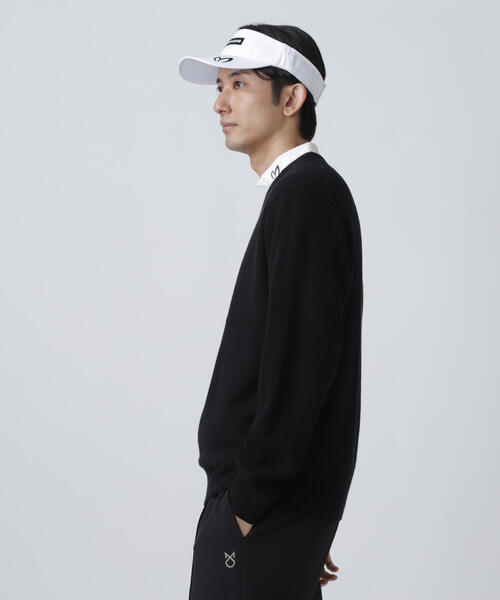 MASTER BUNNY EDITION(マスターバニーエディション)の「【MASTER BUNNY EDITION】【上田桃子プロコラボカラーあり】カシミヤクルーネックニットプルオーバー(ニット/セーター・メンズ・ホワイト・MEDIUM)」の4枚目の写真