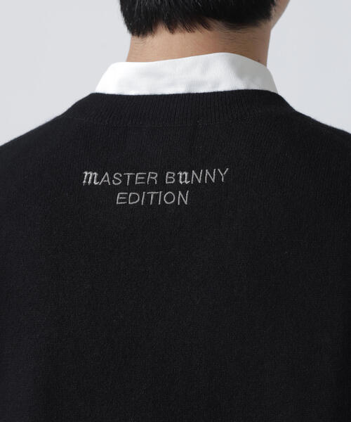 MASTER BUNNY EDITION(マスターバニーエディション)の「【MASTER BUNNY EDITION】【上田桃子プロコラボカラーあり】カシミヤクルーネックニットプルオーバー(ニット/セーター・メンズ・ホワイト・MEDIUM)」の9枚目の写真