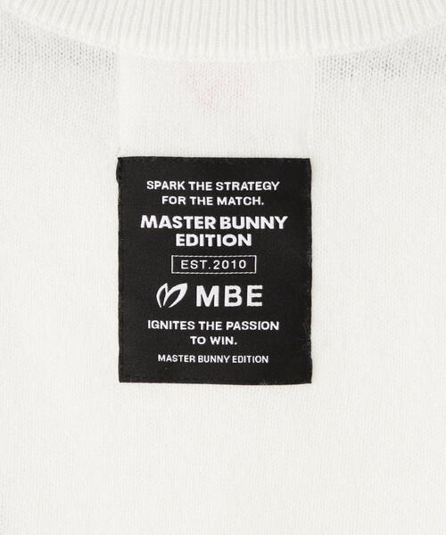 MASTER BUNNY EDITION(マスターバニーエディション)の「【MASTER BUNNY EDITION】【上田桃子プロコラボカラーあり】カシミヤクルーネックニットプルオーバー(ニット/セーター・メンズ・ホワイト・MEDIUM)」の16枚目の写真