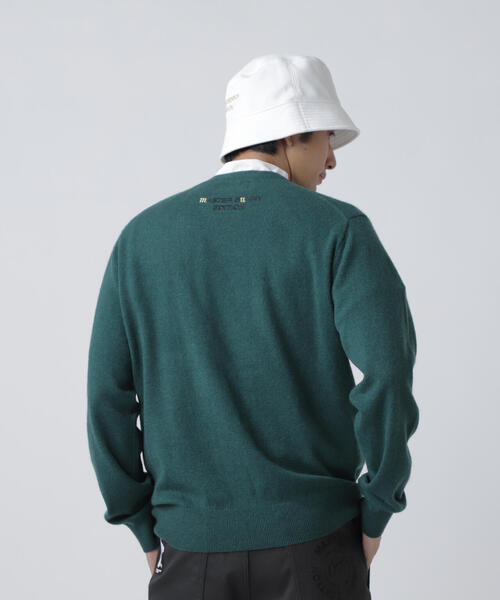 MASTER BUNNY EDITION(マスターバニーエディション)の「【MASTER BUNNY EDITION】【上田桃子プロコラボカラーあり】カシミヤクルーネックニットプルオーバー(ニット/セーター・メンズ・ホワイト・MEDIUM)」の21枚目の写真