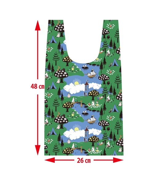 MOOMIN(ムーミン)の「MOOMIN/ムーミン ぬいぐるみエコバッグ(エコバッグ/サブバッグ・レディース・レッド/ホワイト/ホワイト系その他・ONE SIZE)」の16枚目の写真