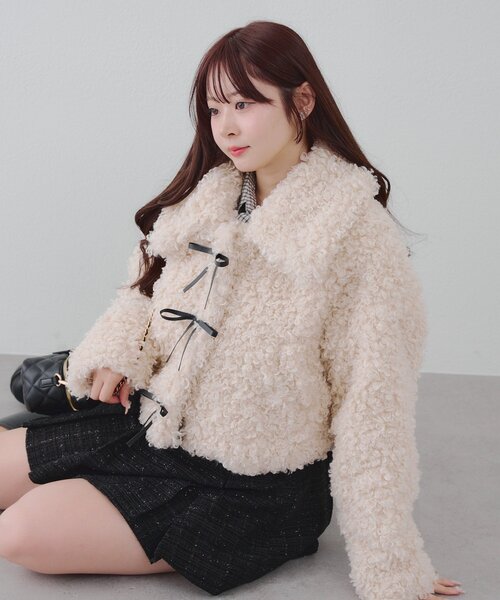 選べる2丈！】マルチリボンプードルジャケット（その他アウター