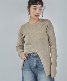 feepur（フェピュール）の「【ハンドウォッシャブル】ヘムスリットリブニット（ニット/セーター）」