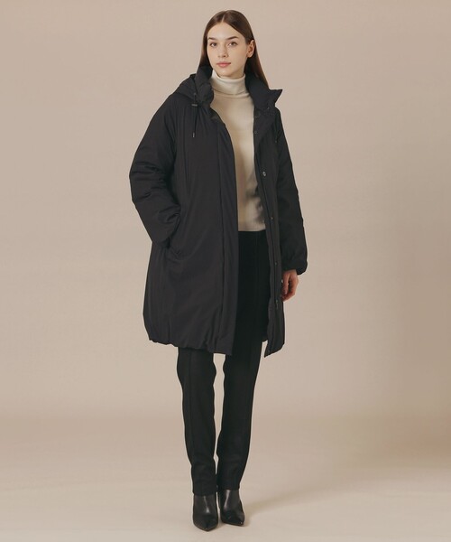 MACKINTOSH LONDON（マッキントッシュ ロンドン）の「ストレッチタフタダウンコート（ダウンジャケット/コート・レディース・ベージュ系その他5/ブラック・40/38）」の4枚目の写真