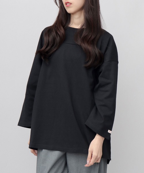 Goodwear(グッドウェア)の「7.6オンス USAコットン 切替 七分袖 フットボール Tシャツ ビッグシルエット(Tシャツ/カットソー・メンズ・ホワイト/スミクロ/ネイビー/ブラック/ブルー・M/L/XL)」の14枚目の写真