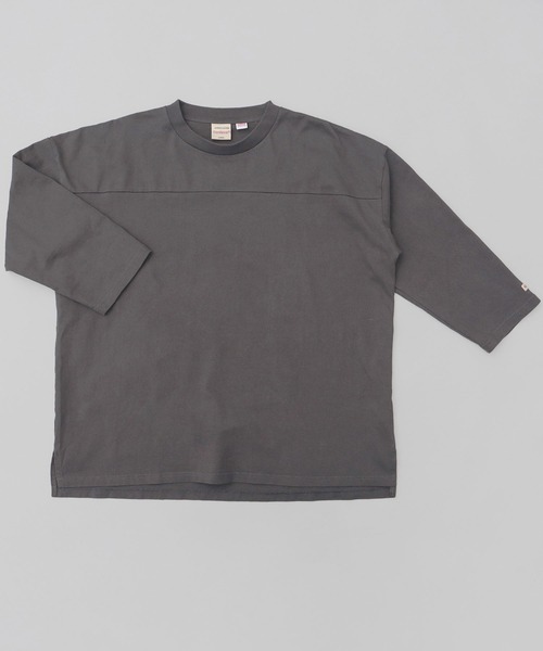 Goodwear(グッドウェア)の「7.6オンス USAコットン 切替 七分袖 フットボール Tシャツ ビッグシルエット(Tシャツ/カットソー・メンズ・ホワイト/スミクロ/ネイビー/ブラック/ブルー・M/L/XL)」の8枚目の写真