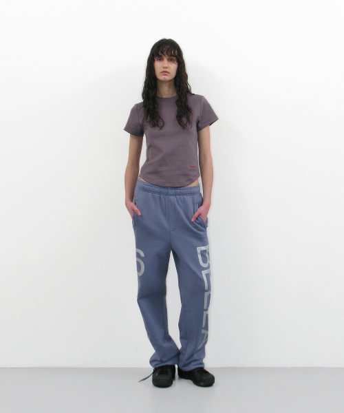 PARTIMENTO WOMEN（パルティメントウィメン）の「ベルラ76プリンテッドスウェットパンツ_ダスティブルー（スウェットパンツ・レディース・その他・SMALL）」の7枚目の写真