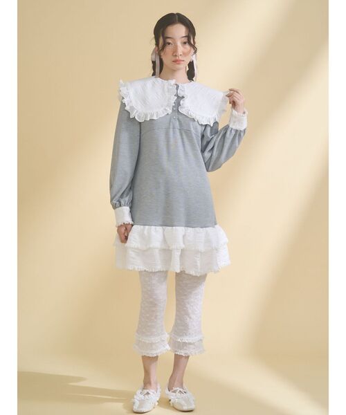 merry jenny（メリージェニー）の「ポロミニワンピース（ワンピース・レディース・ブルー/グレー/ピンク・FREE）」の18枚目の写真