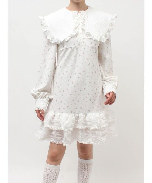 merry jenny（メリージェニー）の「ポロミニワンピース（ワンピース・レディース・ブルー/グレー/ピンク・FREE）」の5枚目の写真