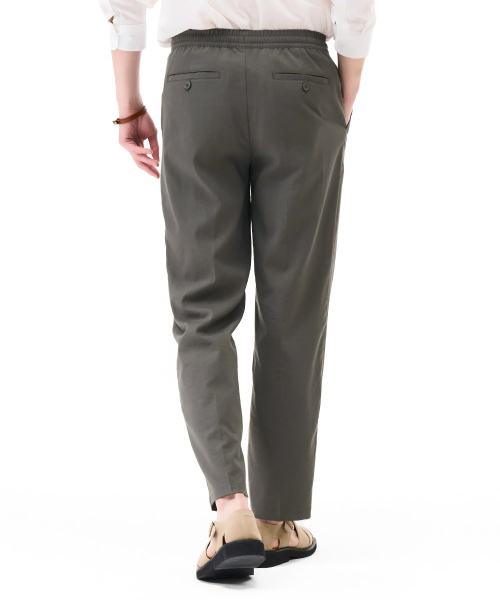 CHASECULT(チェイスカルト)の「男性クールタッチリラックスバンディングパンツ-カーキ(その他パンツ・メンズ・カーキ・70/76/92/82/86)」の2枚目の写真