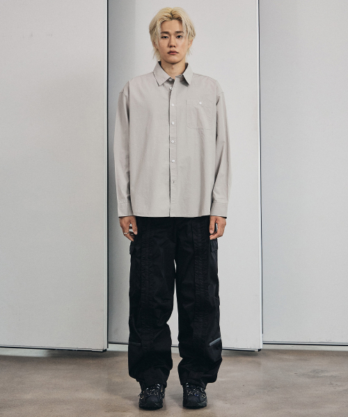 F.ILLUMINATE(フィルミネイト)の「コットンポケットシャツ-グレー(シャツ/ブラウス・メンズ・その他・LARGE/SMALL/MEDIUM)」の3枚目の写真