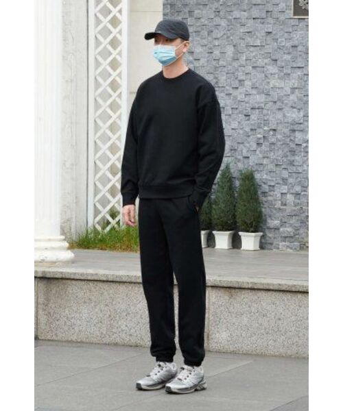 MUSINSA STANDARD（ムシンサスタンダード）の「ヘビーウェイトスウェットパンツ[ブラック]（スウェットパンツ・メンズ・その他・SMALL/MEDIUM/LARGE/X-LARGE/XX-LARGE）」の17枚目の写真
