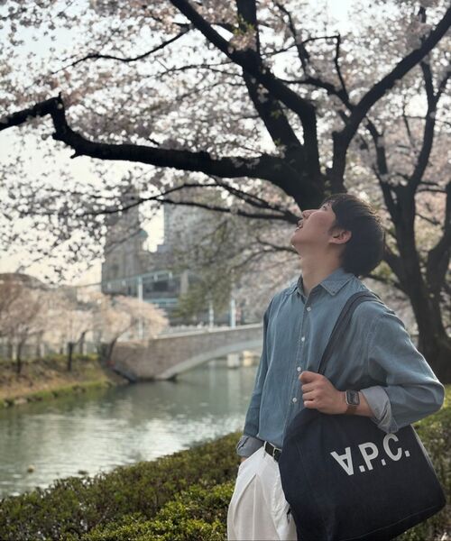 MUSINSA STANDARD（ムシンサスタンダード）の「リラックスデニムシャツ [ライトインディゴ]（シャツ/ブラウス・メンズ・その他・SMALL/MEDIUM/LARGE/X-LARGE/XX-LARGE）」の7枚目の写真