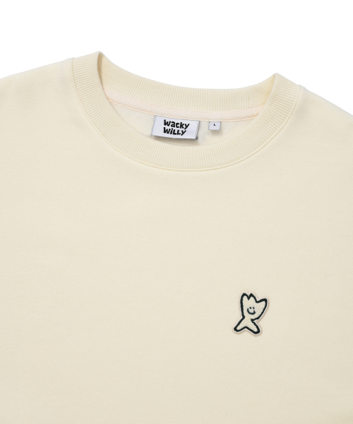 Wacky WiLLy(ワッキーウィリー)の「ワッペンスウェットクリーム(スウェット・レディース・その他・X-SMALL/SMALL/MEDIUM/LARGE/X-LARGE)」の4枚目の写真