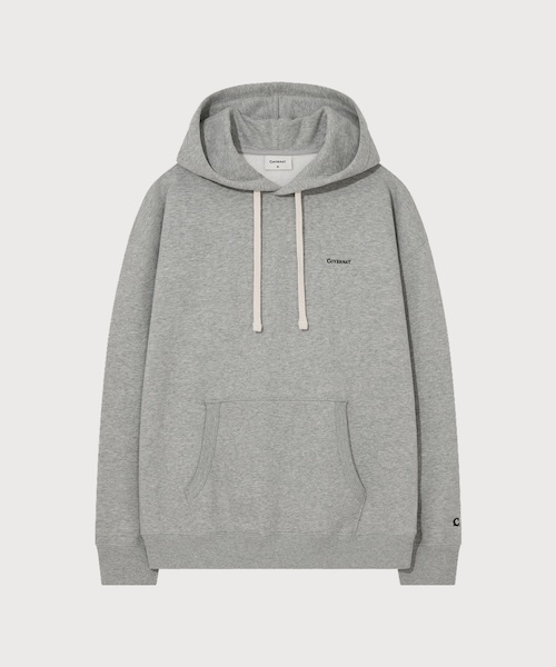 COVERNAT（カバーナット）の「SMALL LOGO BRUSHED HOODIE（パーカー・メンズ・杢グレー/ネイビー/ブラック/ライトパープル・X-LARGE/LARGE/MEDIUM/SMALL/X-SMALL/XX-LARGE）」の7枚目の写真