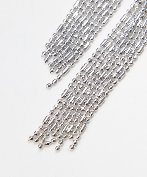 COLLAGE GALLARDAGALANTE(コラージュガリャルダガランテ)の「【OT】PAPILLONNER/フリンジピアス(ピアス(両耳用)・レディース・シルバー・FREE)」の3枚目の写真