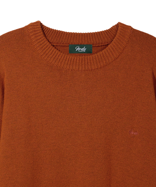 NODU（ノードユー）の「メイプル ベーシック ラウンド ニット [オレンジ]（ニット/セーター・メンズ・その他・LARGE/MEDIUM）」の10枚目の写真