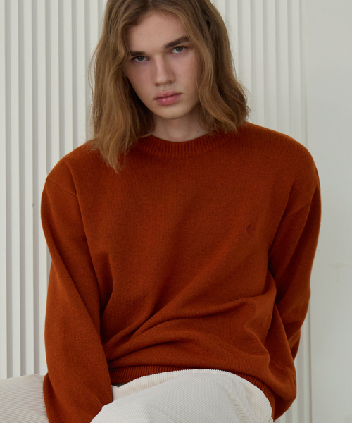 NODU（ノードユー）の「メイプル ベーシック ラウンド ニット [オレンジ]（ニット/セーター・メンズ・その他・LARGE/MEDIUM）」の11枚目の写真