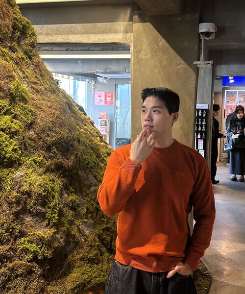NODU（ノードユー）の「メイプル ベーシック ラウンド ニット [オレンジ]（ニット/セーター・メンズ・その他・LARGE/MEDIUM）」の5枚目の写真