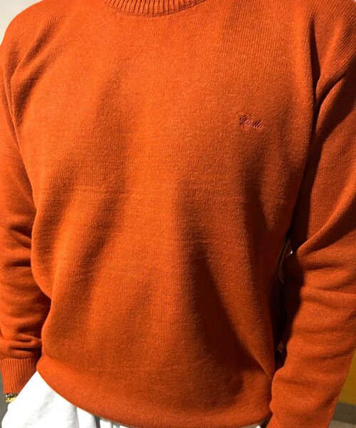 NODU（ノードユー）の「メイプル ベーシック ラウンド ニット [オレンジ]（ニット/セーター・メンズ・その他・LARGE/MEDIUM）」の6枚目の写真
