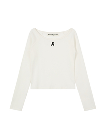 Rest&Recreation | U-NECK RAGLAN TOP - IVORY(Tシャツ/カットソー)