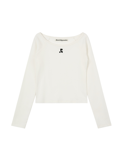 Rest&Recreation(レストアンドレクリエーション)の「U-NECK RAGLAN TOP - IVORY(Tシャツ/カットソー・レディース・その他・ONE)」の1枚目の写真