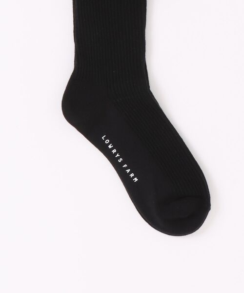 LOWRYS FARM(ローリーズファーム)の「フリルツキソックス 603932(ソックス/靴下・レディース・オフホワイト/ブラック・FREE)」の3枚目の写真