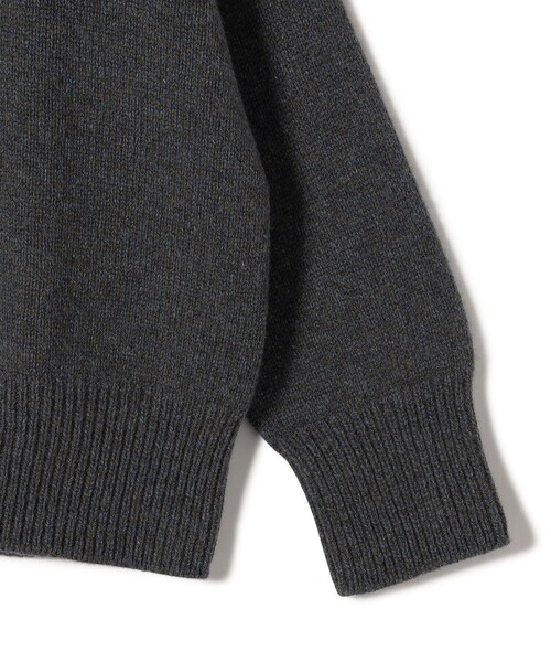 ISLAND TIDES（アイランドタイド）の「【SHIPS別注】ISLAND TIEDS:〈手洗い可能〉タートルネック ニット（ニット/セーター・レディース・パープル/チャコールグレー/ブルー/カーキ・ONE SIZE）」の7枚目の写真