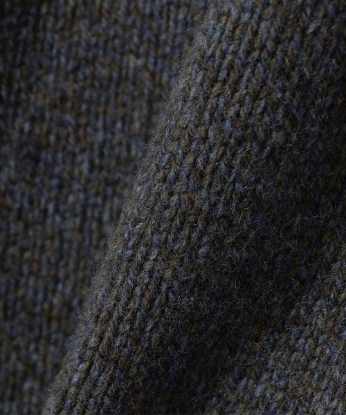 ISLAND TIDES（アイランドタイド）の「【SHIPS別注】ISLAND TIEDS:〈手洗い可能〉タートルネック ニット（ニット/セーター・レディース・パープル/チャコールグレー/ブルー/カーキ・ONE SIZE）」の8枚目の写真