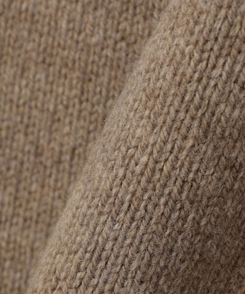 ISLAND TIDES（アイランドタイド）の「【SHIPS別注】ISLAND TIEDS:〈手洗い可能〉タートルネック ニット（ニット/セーター・レディース・パープル/チャコールグレー/ブルー/カーキ・ONE SIZE）」の9枚目の写真