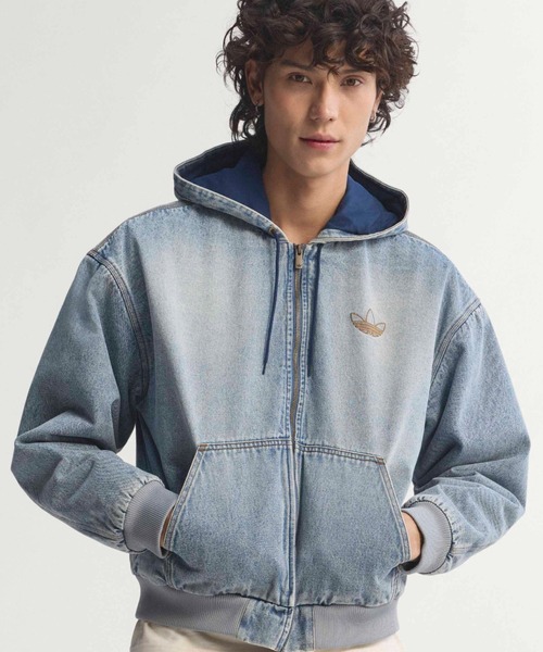 adidas DENIM PADDED JACKET / アディダス デニム パデッド ジャケット