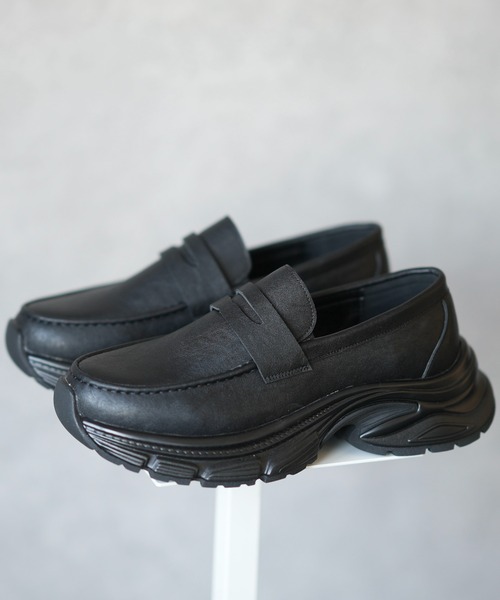 DOOPZ（ドープス）の「Chunky Sole Volume Loafers - チャンキーソールボリュームローファー（ローファー・メンズ・ブラック・SMALL/LARGE/MEDIUM）」の7枚目の写真