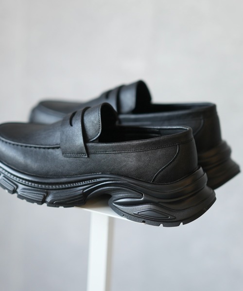 DOOPZ（ドープス）の「Chunky Sole Volume Loafers - チャンキーソールボリュームローファー（ローファー・メンズ・ブラック・SMALL/LARGE/MEDIUM）」の8枚目の写真