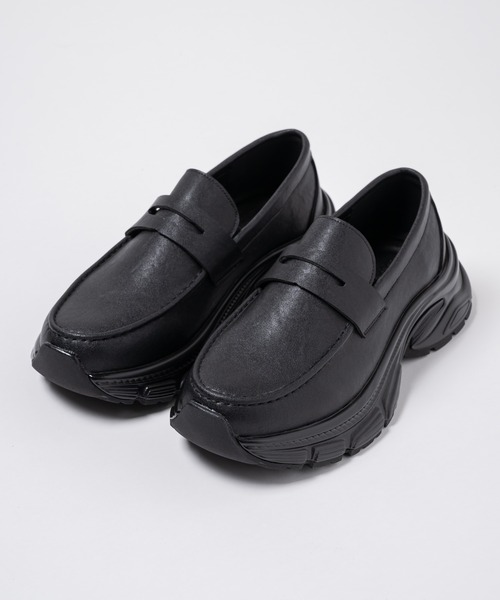 DOOPZ（ドープス）の「Chunky Sole Volume Loafers - チャンキーソールボリュームローファー（ローファー・メンズ・ブラック・SMALL/LARGE/MEDIUM）」の10枚目の写真